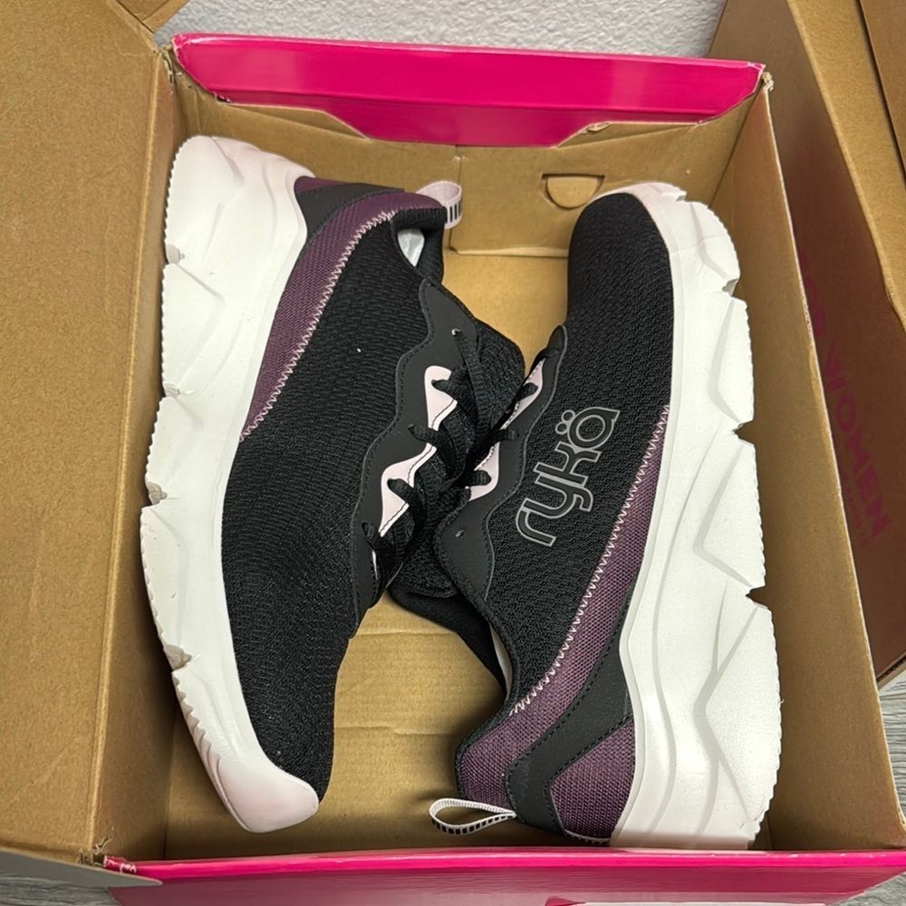 Ryka Lace-Up Max Cushion Mesh Washable Sneakers-Glide (WIDE) - Picture 2 of 7